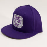 Street Military Brand Snapback Hat- Purple, White, & Grey