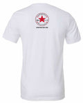 Street Military Classic White Shirt- Red & Black Logo
