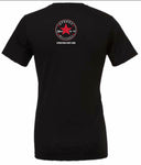 Street Military Classic Black Shirt- Red & White Logo