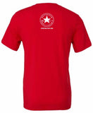 Street Military Classic Red Shirt- White Logo