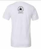 Street Military Classic White Shirt- Black Logo